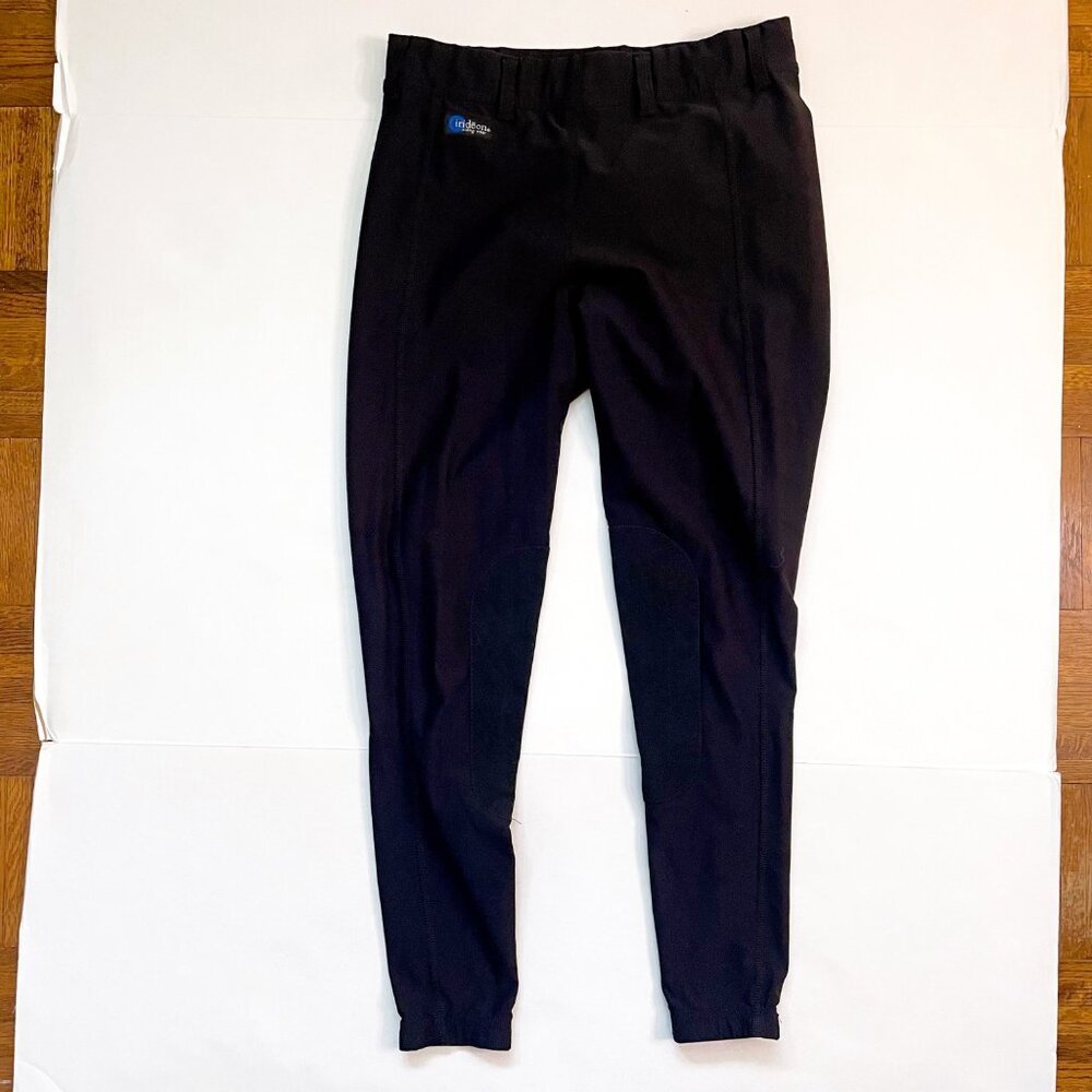Irideon Girls Black Riding Breeches, size large